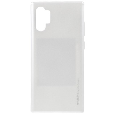 Samsung Galaxy Note 10+ (N975F) Mercury balts cieta silikona (TPU) apvalks / vacins.lv