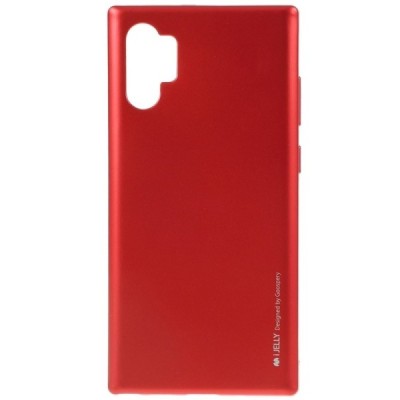 Samsung Galaxy Note 10+ (N975F) Mercury sarkans cieta silikona (TPU) apvalks / vacins.lv