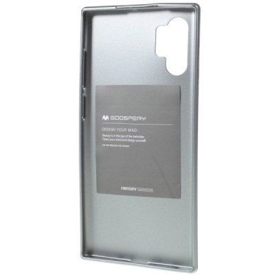 Samsung Galaxy Note 10+ (N975F) Mercury pelēks cieta silikona (TPU) apvalks / Vacins.lv