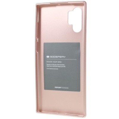 Samsung Galaxy Note 10+ (N975F) Mercury gaiši rozs cieta silikona (TPU) apvalks / vacins.lv