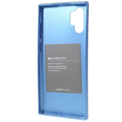 Samsung Galaxy Note 10+ (N975F) Mercury mėlynas kieto silikono tpu dėklas - nugarėlė / Priedai.lt