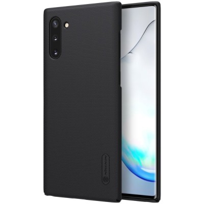 Nillkin Frosted Shield Samsung Galaxy Note 10 (N970F) juodas plastikinis dėklas / Priedai.lt
