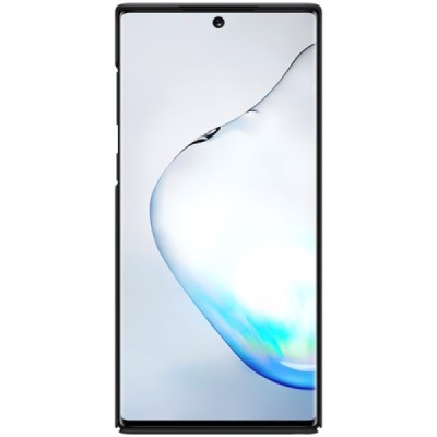 Nillkin Frosted Shield Samsung Galaxy Note 10 (N970F) juodas plastikinis dėklas / Priedai.lt