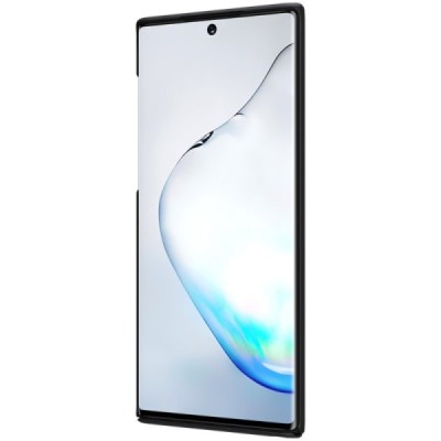 Nillkin Frosted Shield Samsung Galaxy Note 10 (N970F) juodas plastikinis dėklas / Priedai.lt