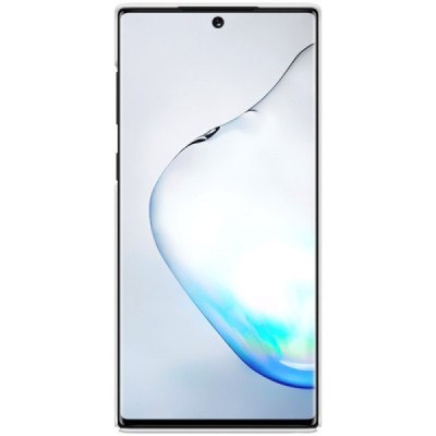 Nillkin Frosted Shield Samsung Galaxy Note 10 (N970F) baltas plastikinis dėklas / Priedai.lt