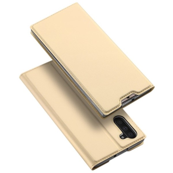 „Dux Ducis“ Skin atverčiamas dėklas - auksinis (Galaxy Note 10)