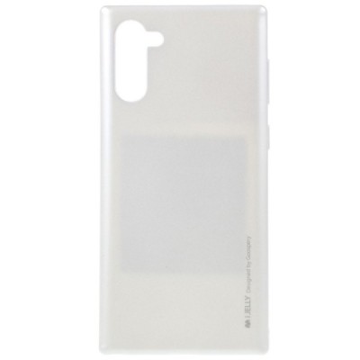 Samsung Galaxy Note 10 (N970F) Mercury baltas kieto silikono tpu dėklas - nugarėlė / Priedai.lt