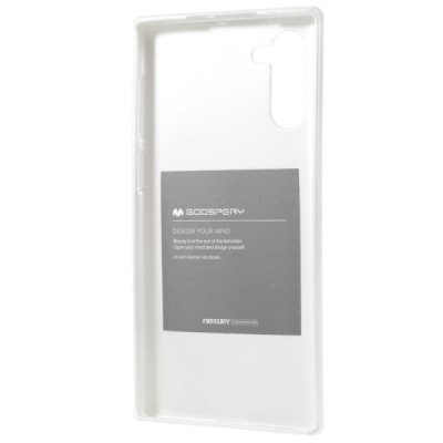 Samsung Galaxy Note 10 (N970F) Mercury baltas kieto silikono tpu dėklas - nugarėlė / Priedai.lt