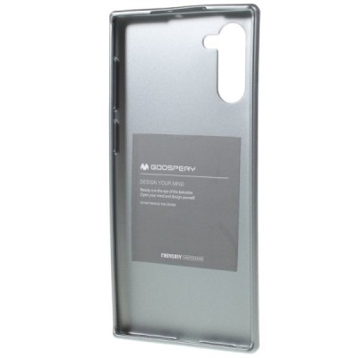 Samsung Galaxy Note 10 (N970F) Mercury pelēks cieta silikona (TPU) apvalks / Vacins.lv