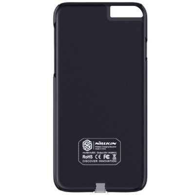 Nillkin Apple iPhone 6 (6s) juodas plastikinis dėklas su belaidžio (Qi Wireless) įkrovimo funkcija / Priedai.lt