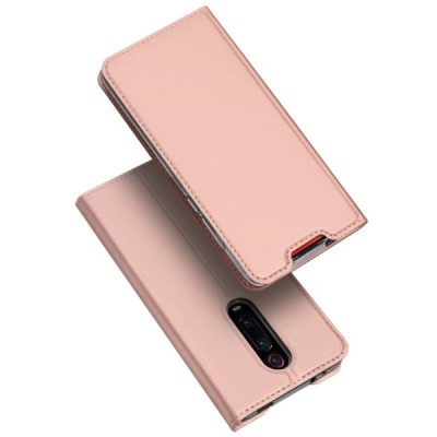 Xiaomi Mi 9T (Mi 9T Pro) „Dux Ducis“ Skin sērijas rozs ādas atvērams maciņš | Vacins.lv