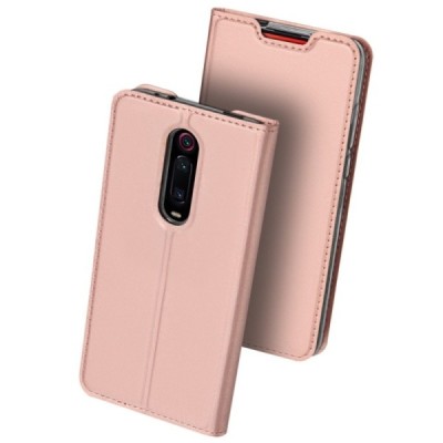 Xiaomi Mi 9T (Mi 9T Pro) „Dux Ducis“ Skin sērijas rozs ādas atvērams maciņš | Vacins.lv