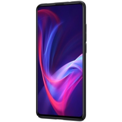 Xiaomi Mi 9T (Mi 9T Pro) Nillkin Frosted Shield melns plastmasas apvalks | vacins.lv