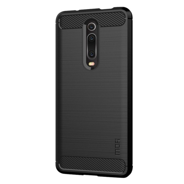 „Mofi“ cieta silikona (TPU) apvalks - melns (Mi 9T / Mi 9T Pro)