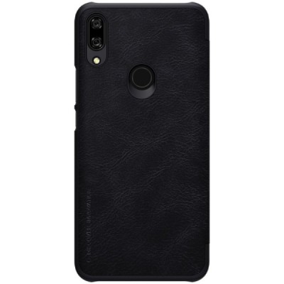 Prabangus „Nillkin“ Qin serijos juodas odinis atverčiamas Huawei P Smart Z dėklas - knygutė / Priedai.lt