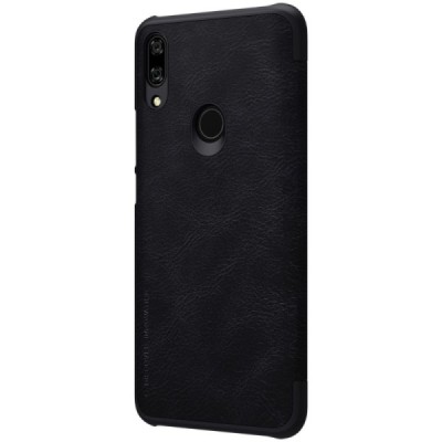 Prabangus „Nillkin“ Qin serijos juodas odinis atverčiamas Huawei P Smart Z dėklas - knygutė / Priedai.lt