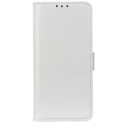 Samsung Galaxy Note 10+ (N975F) atvēramais ādas balts maciņš (maks) / Vacins.lv