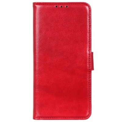 Samsung Galaxy Note 10+ (N975F) atvēramais ādas sarkans maciņš (maks) / Vacins.lv