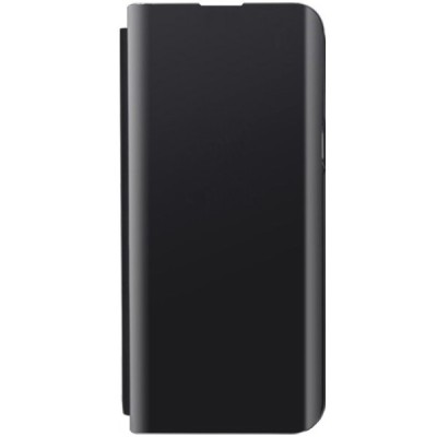 Samsung Galaxy Note 10 (N970F) plastmasas atvērams melns ādas maciņš / Vacins.lv
