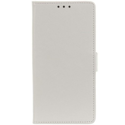 Samsung Galaxy Note 10 (N970F) atverčiamas baltas odinis dėklas - piniginė / Priedai.lt