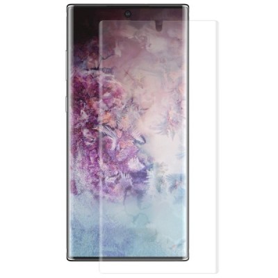 Samsung Galaxy Note 10+ (N975F) dzidra ekrāna aizsargplēve (pilnīgi aizsedzama) / Vacins.lv
