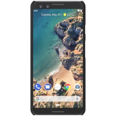 Nillkin Frosted Shield Google Pixel 3 juodas plastikinis dėklas / Priedai.lt