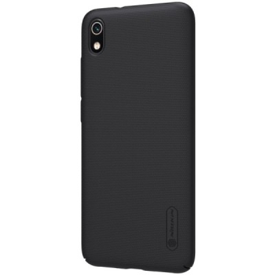 Xiaomi Redmi 7A Nillkin Frosted Shield melns plastmasas apvalks / vacins.lv