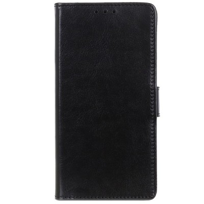 Xiaomi Redmi 7A atvēramais ādas melns maciņš, grāmata (maks) / Vacins.lv