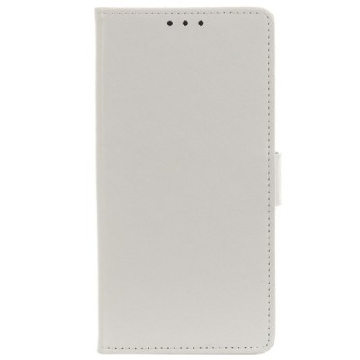 Xiaomi Redmi 7A atvēramais ādas balts maciņš, grāmata (maks) / Vacins.lv