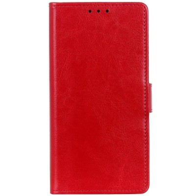 Xiaomi Redmi 7A atvēramais ādas sarkans maciņš, grāmata (maks) / Vacins.lv