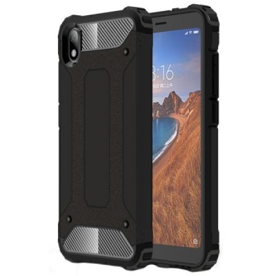 Pastiprinātas aizsardzības melns Xiaomi Redmi 7A apvalks / Vacins.lv