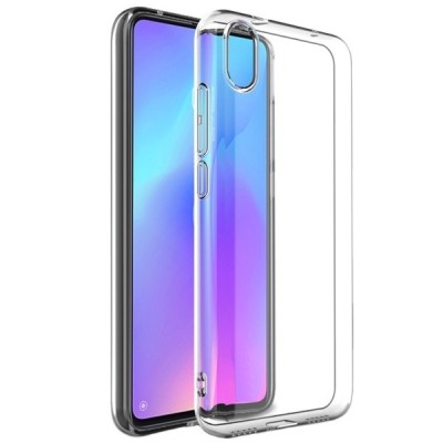 Xiaomi Redmi 7A dzidrs (caurspīdīgs) cieta silikona TPU pasaulē planākais pelēks apvalks / Vacins.lv
