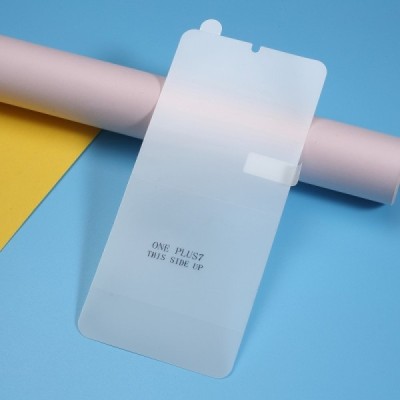 OnePlus 7 (OnePlus Seven) dzidra ekrāna aizsargplēve (pilnīgi aizsedzama) / Vacins.lv