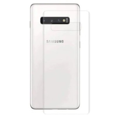 Samsung Galaxy S10+ (G975) apsauginė skaidri (pilnai dengianti) nugarėlės plėvelė / Priedai.lt
