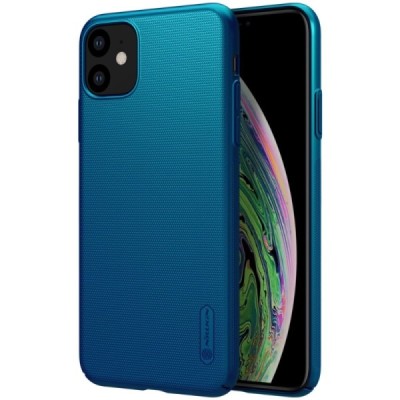 Nillkin Frosted Shield Apple iPhone 11 mėlynas plastikinis dėklas / Priedai.lt