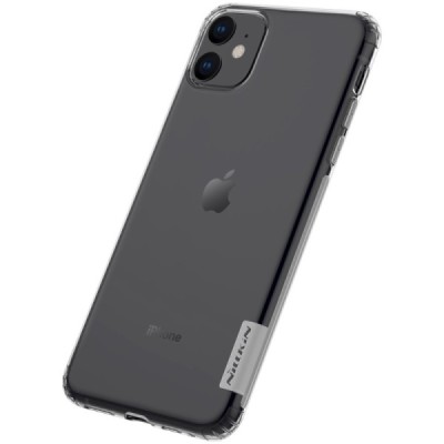 Apple iPhone 11 Nillkin Nature plonas skaidrus (permatomas) silikoninis TPU bespalvis dėklas / Priedai.lt
