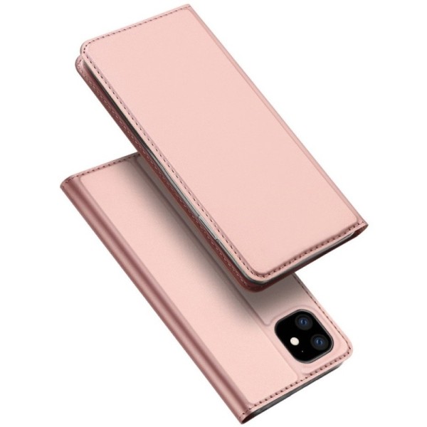 „Dux Ducis“ Skin atverčiamas dėklas - rožinis (iPhone 11)