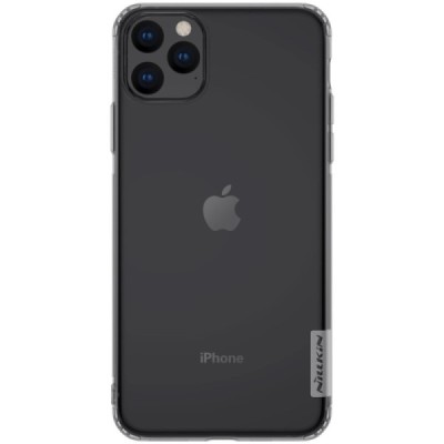 Apple iPhone 11 Pro Nillkin Nature pelēks (caurspīdīgs) silikona planākais apvalks / Vacins.lv