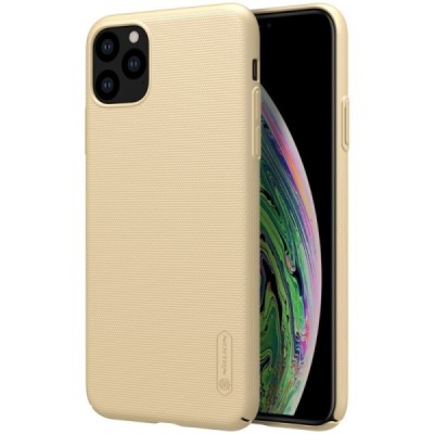 Apple iPhone 11 Pro Max Nillkin Frosted Shield zelta plastmasas apvalks / vacins.lv