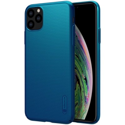 Apple iPhone 11 Pro Max Nillkin Frosted Shield zils plastmasas apvalks / vacins.lv