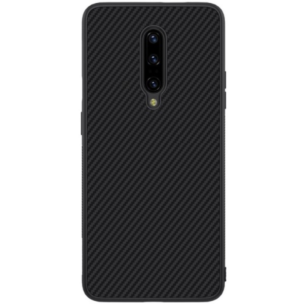 „Nillkin“ Synthetic Fiber cieta silikona (TPU) apvalks - melns (OnePlus 7 Pro)