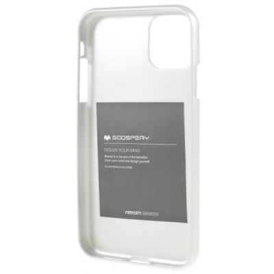 Apple iPhone 11 Pro Mercury sidabrinis kieto silikono TPU dėklas - nugarėlė / Priedai.lt