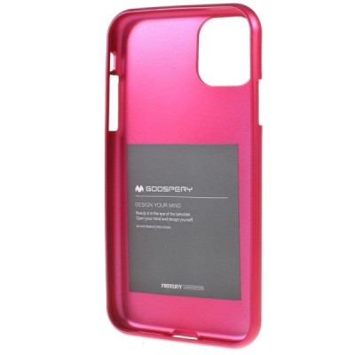 Apple iPhone 11 Pro Mercury tamsiai rožinis kieto silikono TPU dėklas - nugarėlė / Priedai.lt