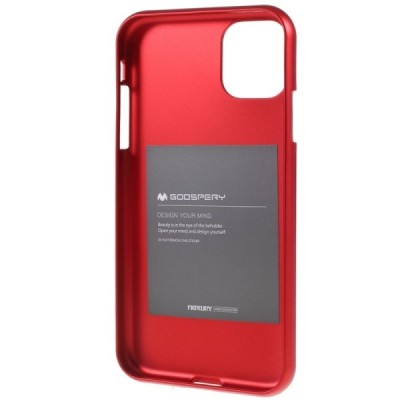 Apple iPhone 11 Pro Mercury raudonas kieto silikono TPU dėklas - nugarėlė / Priedai.lt