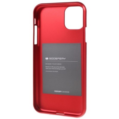Apple iPhone 11 Pro Max Mercury sarkans cieta silikona (TPU) apvalks / vacins.lv