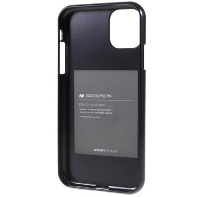 Apple iPhone 11 Mercury melns cieta silikona (TPU) apvalks / vacins.lv