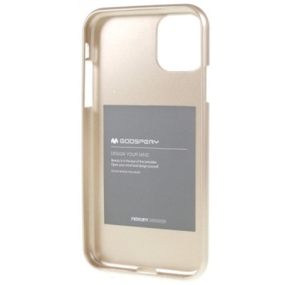 Apple iPhone 11 Mercury auksinis kieto silikono TPU dėklas - nugarėlė / Priedai.lt