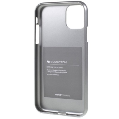 Apple iPhone 11 Mercury pelēks cieta silikona (TPU) apvalks / Vacins.lv