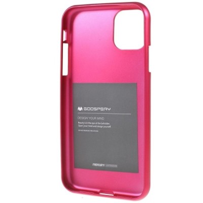 Apple iPhone 11 Mercury tamsiai rožinis kieto silikono TPU dėklas - nugarėlė / Priedai.lt