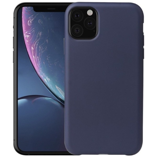 Cieta silikona (TPU) apvalks - zils (iPhone 11 Pro)